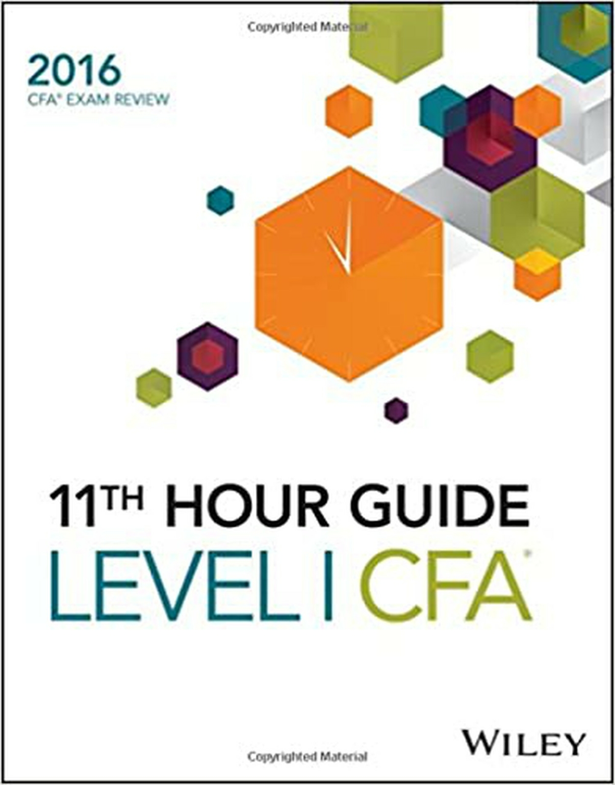 Wiley 11th Hour Guide for 2016 Level I CFA Exam Wiley-image