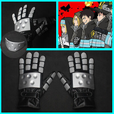 1791's lady Anime Fire Shinra Kusakabe Cosplay Gloves Team clothes