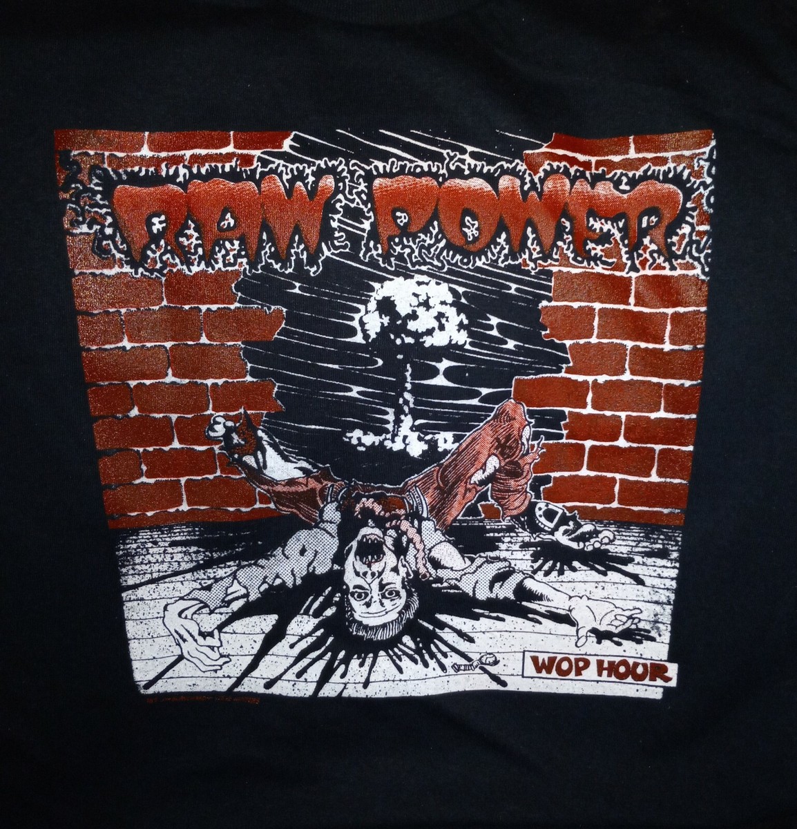 Medium RAW POWER wop hour hardcore punk black flag circle jerks | eBay
