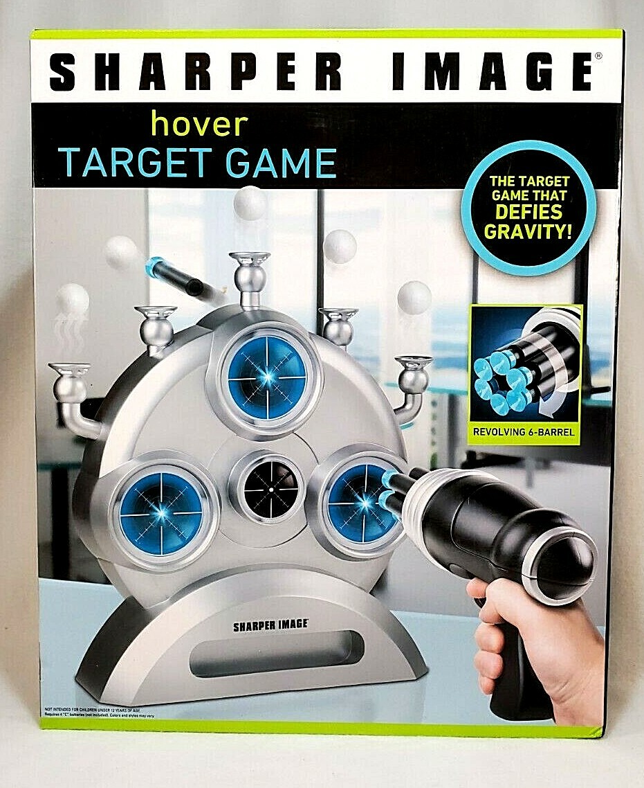 sharper image hover ball target game