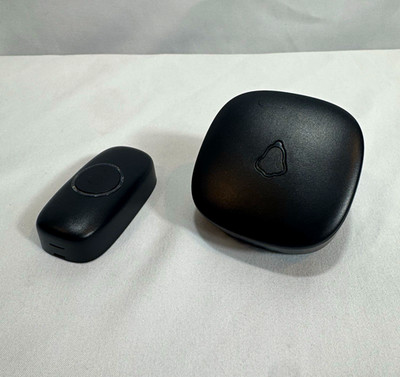 KERUI Wireless Lighted Door Chime Set M520 Receiver + Button Black - Tested  
