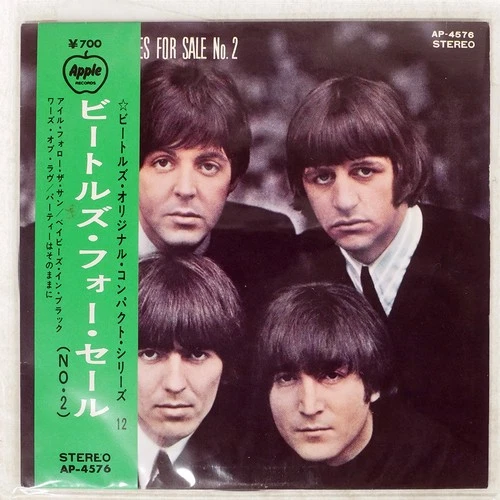 BEATLES FOR SALE NO. 2 APPLE AP4576 Japan OBI VINYL 7