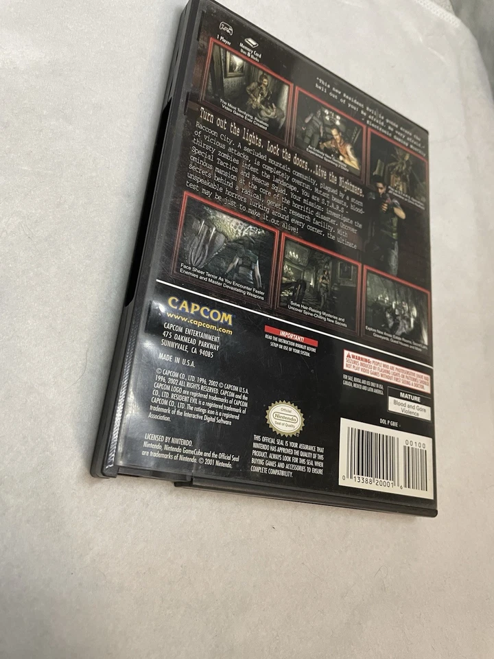 resident evil GameCube No Manual - Image 2 of 4