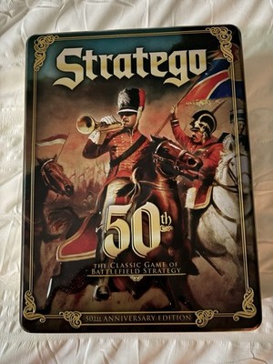 Stratego 50th Anniversary Edition Collectors Tin Box Open Box
