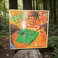 Vintage TILT 1974 Lakeside See-Saw Marble Race Game complete