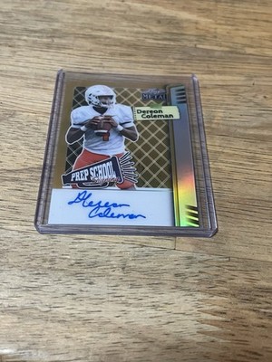 2025 Leaf Metal Prep School Signing Dereon Coleman PS-DC2 1/1