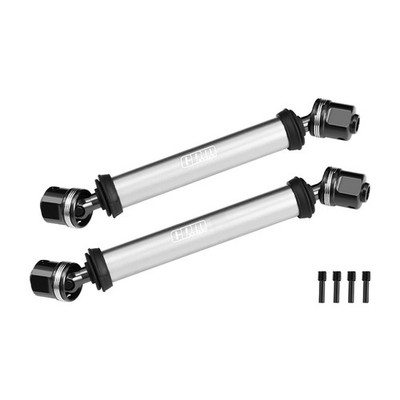 GPM Carbon Steel + Alum Center CVD Drive Shaft Silver : Vanquish 1/10 H10 Optic