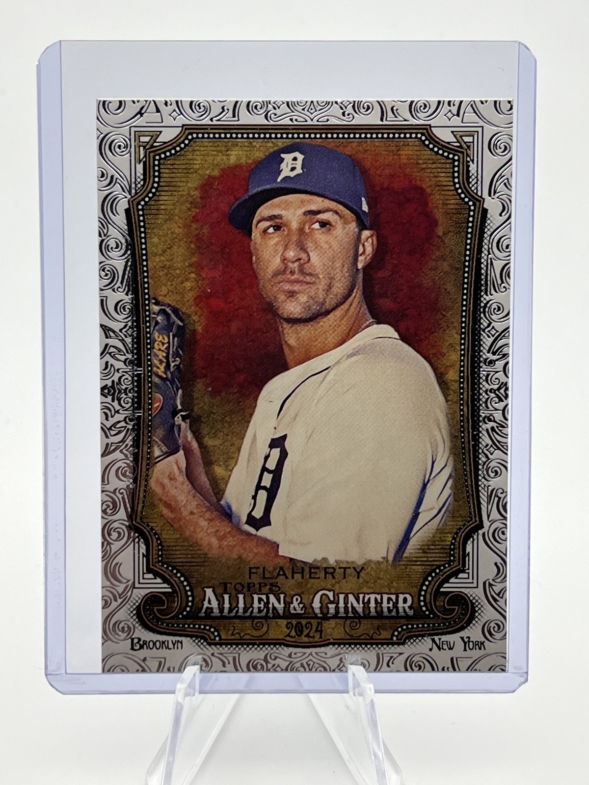 2024 Topps Allen & Ginter - Short Print Jack Flaherty #348 Foil Filagree