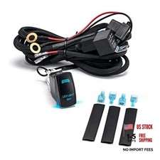 Wiring Harness 1 Lead, 12V 40A Nylon Wire Wiring Harness 1 Lead-rocker switch