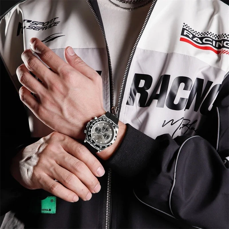 45MM NAVIFORCE Luxury Quartz Diver Watch Men Silicone Waterproof Luminous NEW - Image 2 of 4