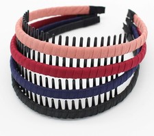 comb headbands for women,womens headbands with teeth 4 Colors  headbands for