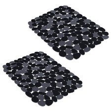 Pebble Kitchen Sink Mats, PVC Sink Protectors Mat for Bottom of stainless ste...
