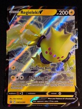 Pokemon Regieleki V SWSH280 Sword & Shield Holo Black Star Promo NM