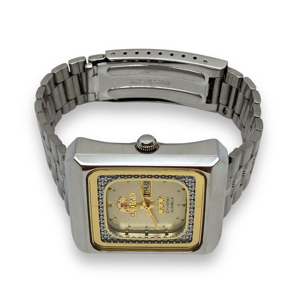 Orient Crystal Automatic Rectangular Ladies Watch… - image 4