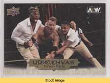 2022 AEW All Elite Wrestling UD Canvas Gold Isiah Kassidy Marq Quen READ 5x5