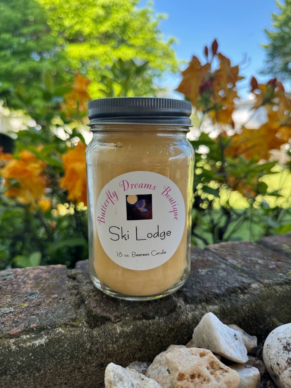 All Natural Beeswax Bring on Nature scented 16 oz Mason Jar 