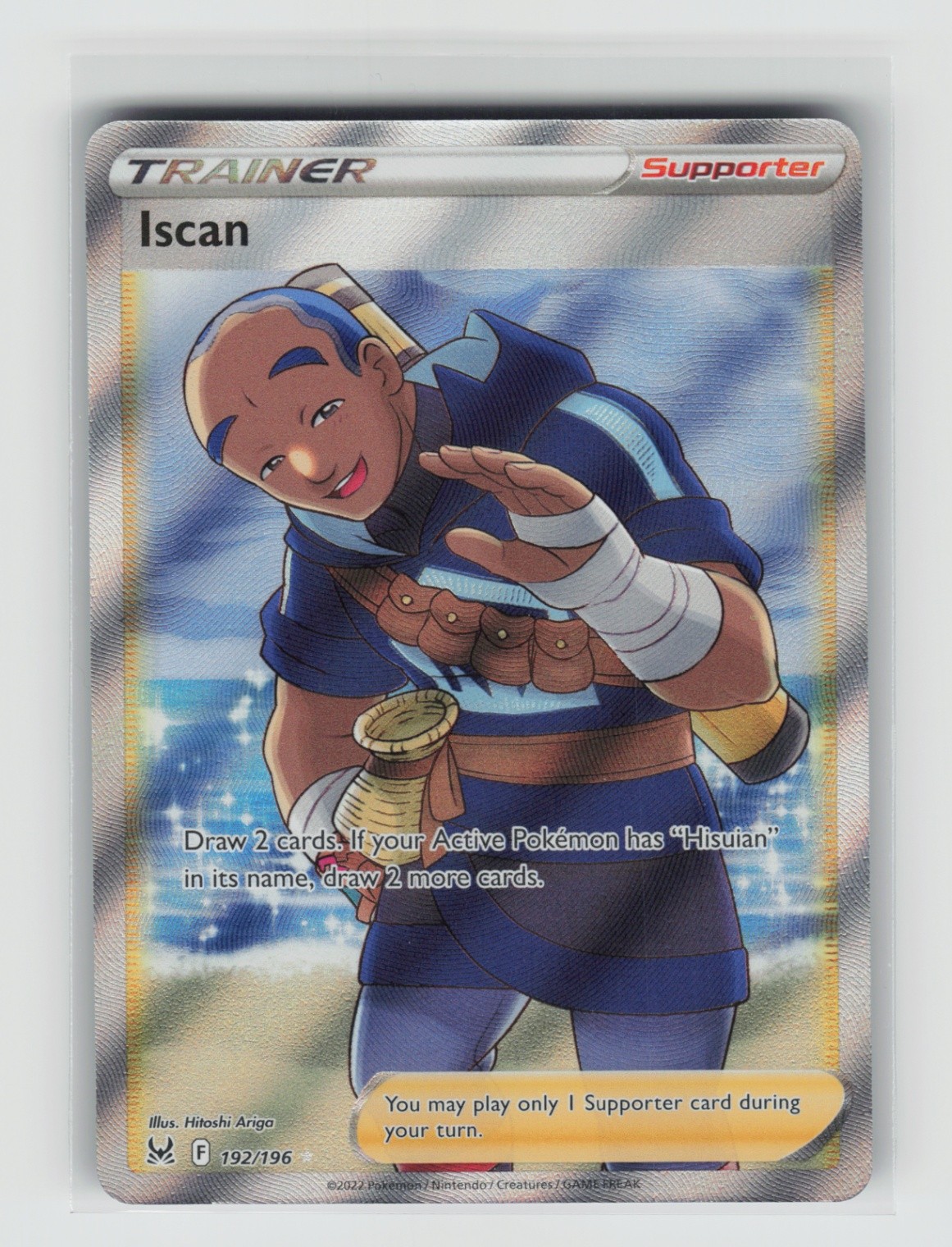 Iscan (Full Art) Ultra Rare SWSH11: Lost Origin 192/196 NM