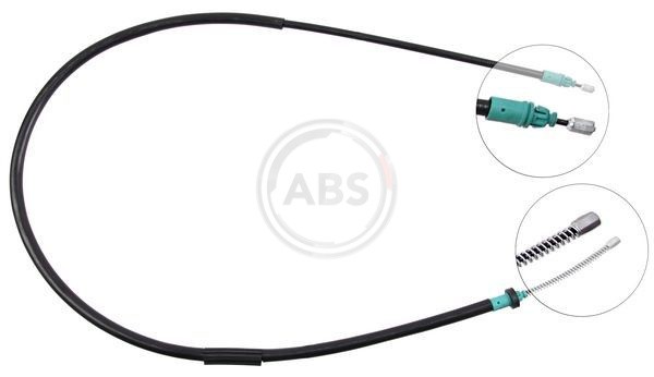 A.B.S.-OE K18978-OE Cable Pull, parking brake for RENAULT