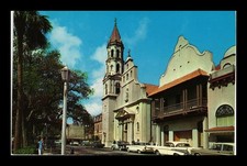ROMAN CATHOLIC CATHEDRAL ST AUGUSTINE FLORIDA ORIGINAL POSTCARD