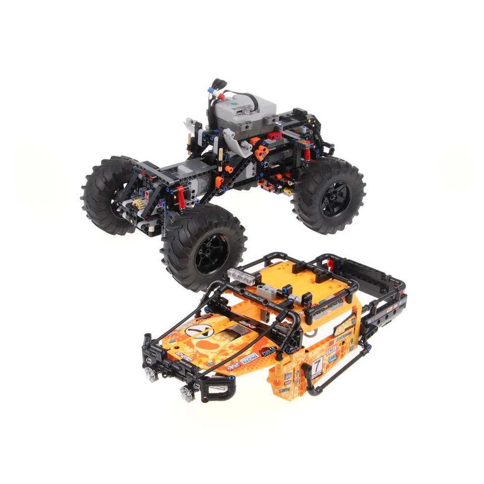 1x Lego Technic Set 42099 4x4 X-treme Off-Roader orange geprüft unvollständig - Bild 3 von 3