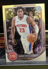 Topps Chrome Jaden Ivey #BCV-139 Detroit Pistons Basketball Card