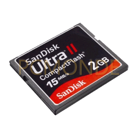 SanDisk Ultra II 2 GB Compact Flash Card - 15 mb/s (SDCFH-002G-A11C) - Picture 1 of 1