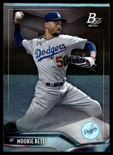 Mookie Betts 2021 Bowman Platinum #21 Los Angeles Dodgers FREE SHIP AutographDen