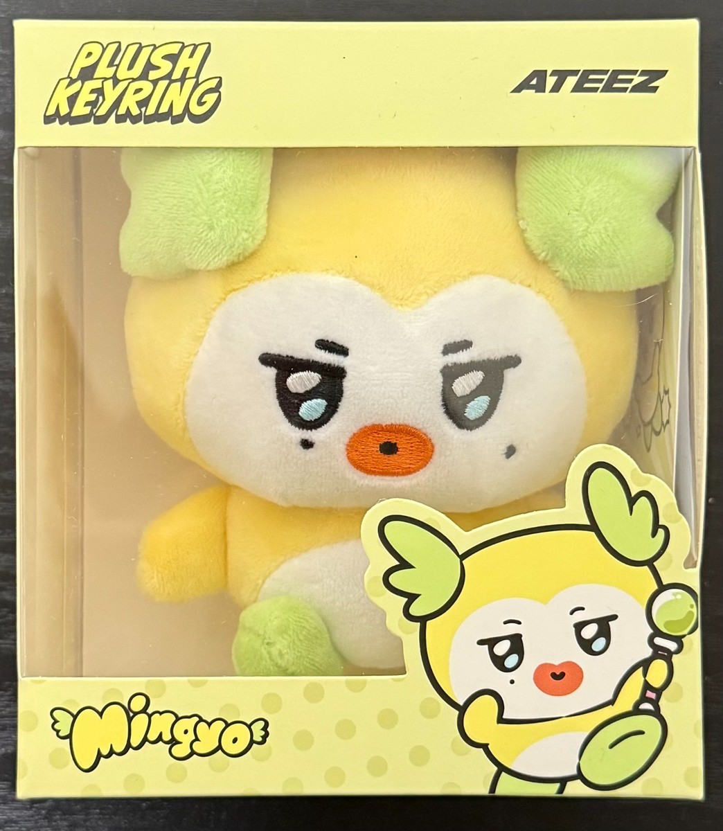 ATEEZ X LINEFRIENDS MIGHTEEZ PLUSH KEYRING PHOTOCARD SET | eBay