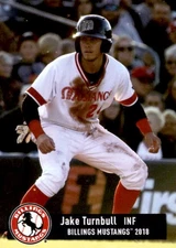 2018 Billings Mustangs Grandstand 38 Jake Turnbull Perth Australia Baseball Card