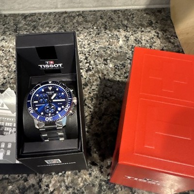 TISSOT Seastar 1000 Chronograph T120.417.11.041.00 Dial Blue Men's Watch