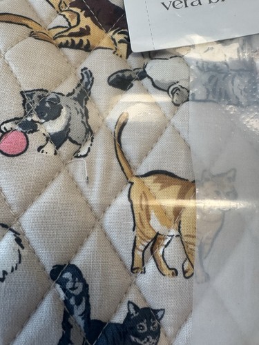 Vera Bradley Weekender Travel Luggage Bag-A Cats Life - NWT - Cotton - Picture 7 of 7