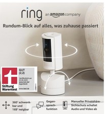 Ring Beweg. Innenkamera weiß Pan-Tilt Indoor Camera | 360° Blick fürs Zuhause