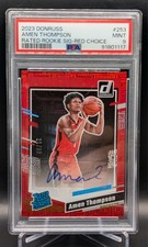 2023-24 Donruss Auto  - Rated Rookie Amen Thompson #253 Choice Red  /99 RC