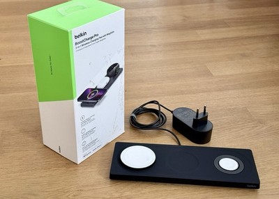 Belkin BOOST CHARGE PRO Drahtloses 3-in-1-Ladepad mit MagSafe für Apple | OVP