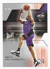 2002-03 NBA Hoops Stars Morris Peterson Toronto Raptors Basketball Card #158