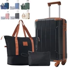 20 Inch Carry On Luggage Set 3 Piece w/ Spinner Wheels Business Travel Suitcase