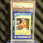 Panini 2024 Donruss Rated Rookie Bo Nix Blue Press Proof #369 Broncos PSA 10