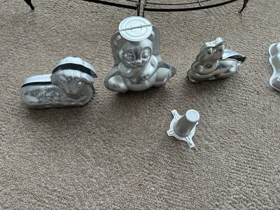 #1 Lot of 3 Vintage 3D Wilton Cake Pans Baking Mold