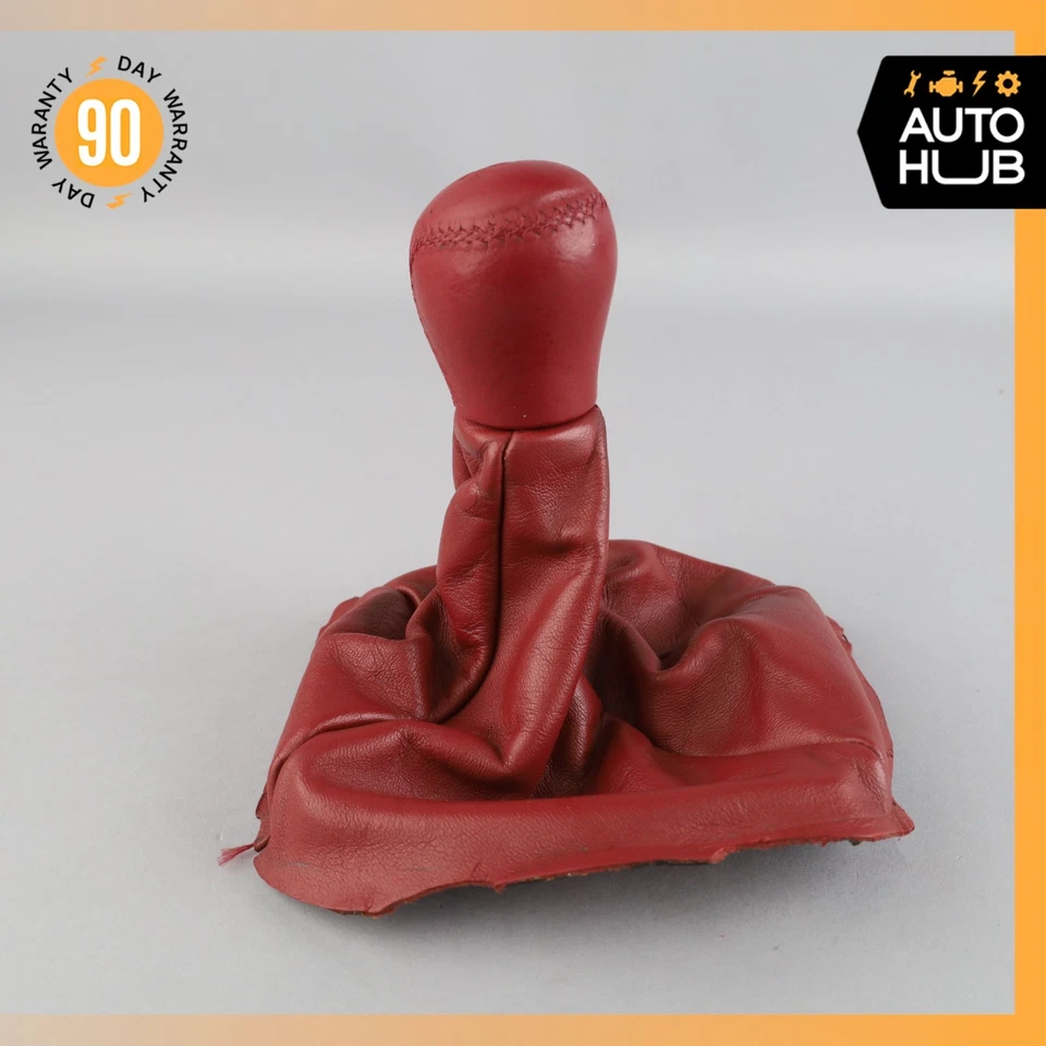 Cubierta de arranque de perilla de cambio de marchas de transmisión manual Aston Martin DB7 roja OEM 35k Foto 4 de 4