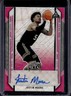 2021-22 Leaf Metal Justin Moore RC Pink Wave Auto #/20 Aggies Rookie