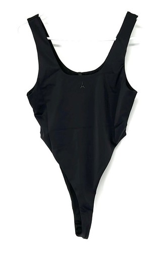 Maniere de voir NWT double layer high leg bodysuit women’s Size 8 Black - Picture 5 of 8
