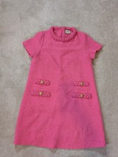 TUCKERNUCK Tweed Jackie Shift Dress Hot Pink Textured Size Medium