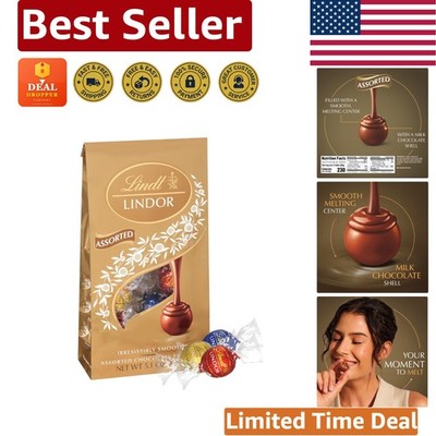 Luxury 5.1 oz Assorted Chocolate Truffles - Milk, Dark & White - Kosher Treats
