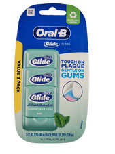 NEW 3 Pack Oral B Glide Pro Health Comfort Plus Floss Mint 131.2 YD ORIGINAL Old