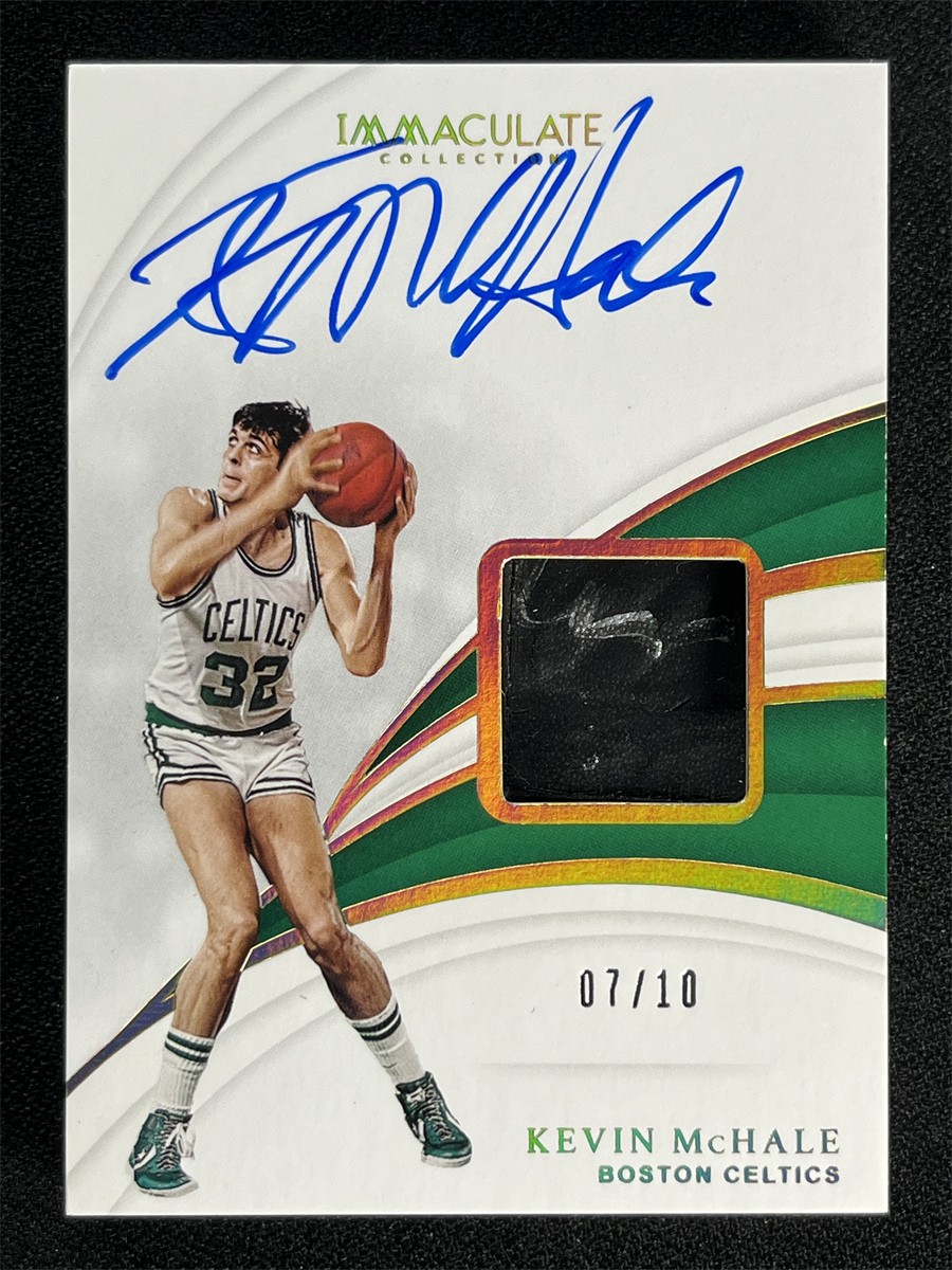 2018-19 Panini Immaculate Collection Kevin Mchale Gold Sneaker Patch Auto /10 view 1