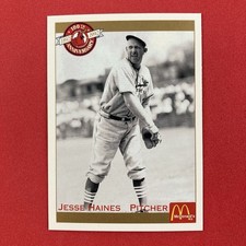 Jesse Haines 1992 McDonald's St. Louis Cardinals 100th Anniversary Card #17