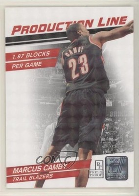2010-11 Donruss Production Line Press Proof 68/100 Marcus Camby #65 0nr3
