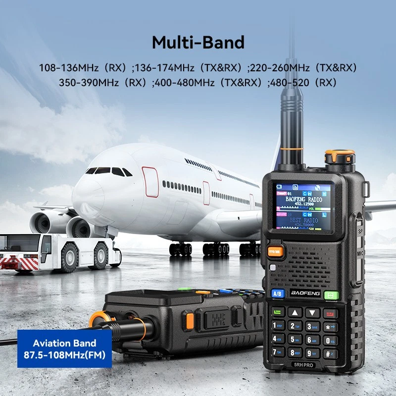 BAOFENG UV-5RHPro 10W With GPS Radio Bluetooth Programming Walkie Talkie  - Image 4 of 4