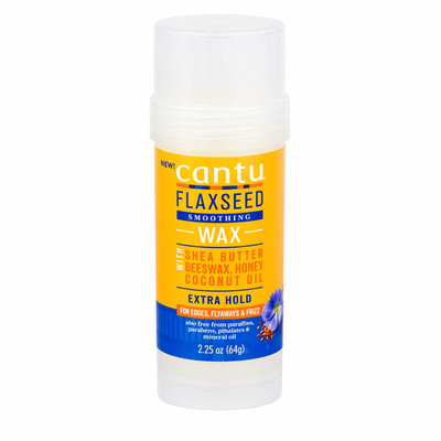 CANTU FLAXSEED SMOOTHING HAIR WAX Strong Hold, 2 Oz - 1 Unit - Rare Find!