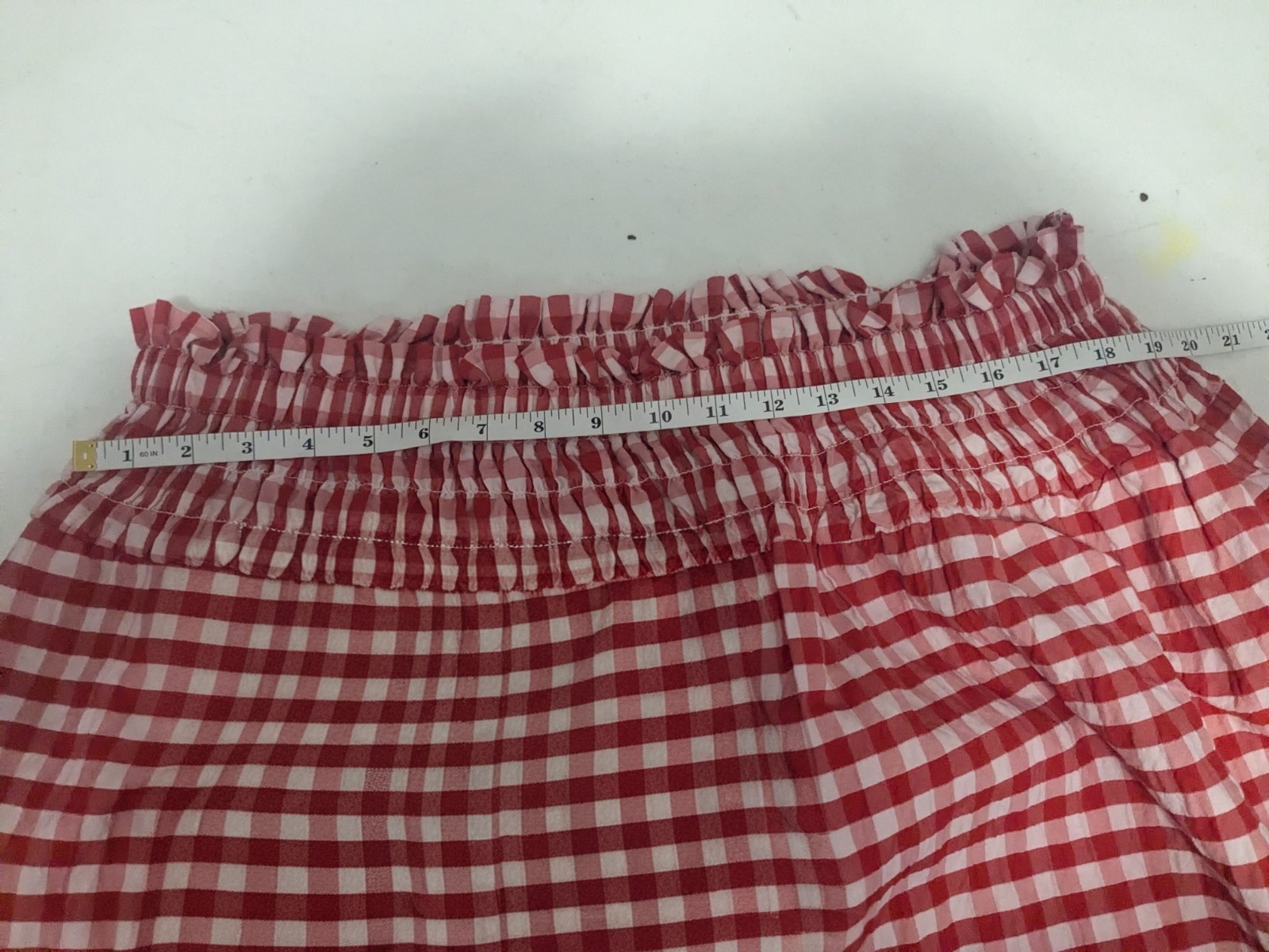 Universal Thread Goods Red Gingham Checkered Skir… - image 7